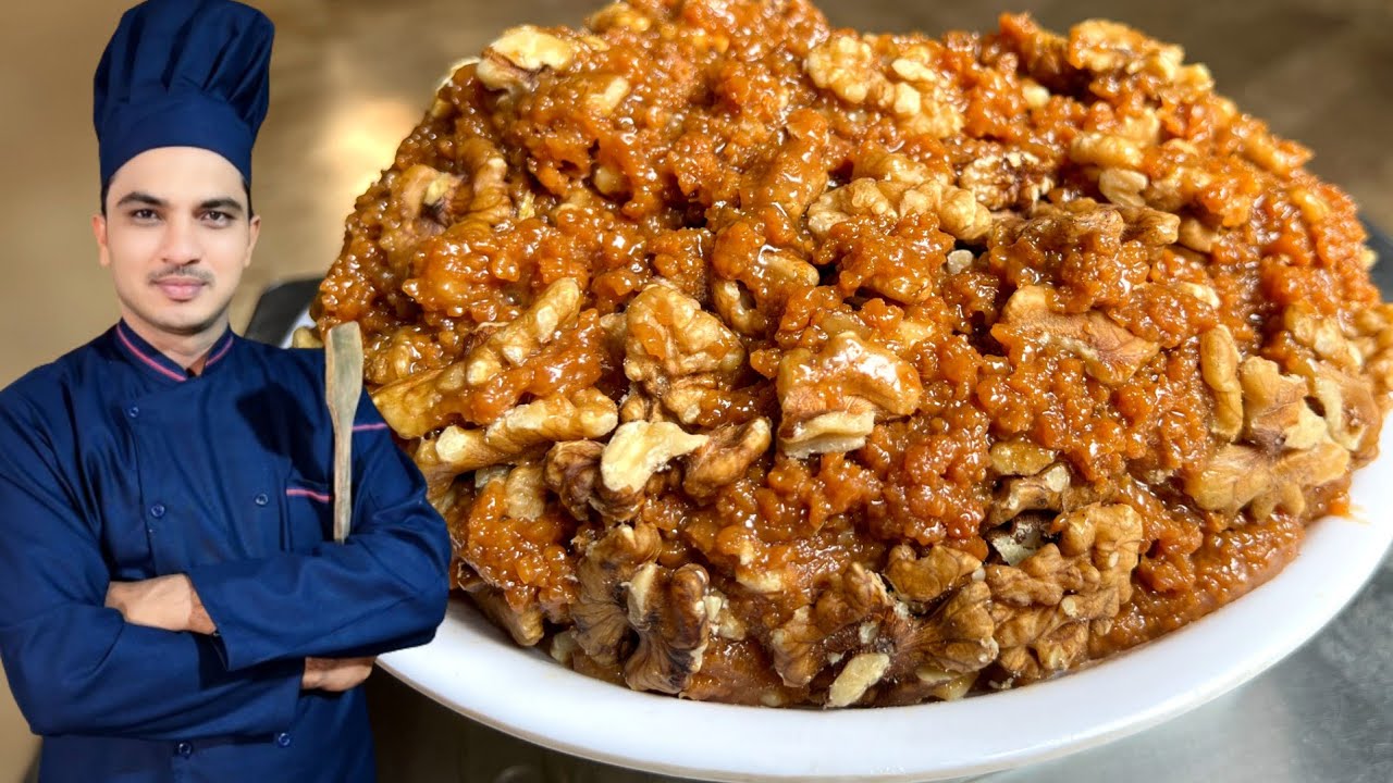 Multani Sohan Halwa Recipe|Akhrot Sohan halwa Recipe|Chef M Afzal|