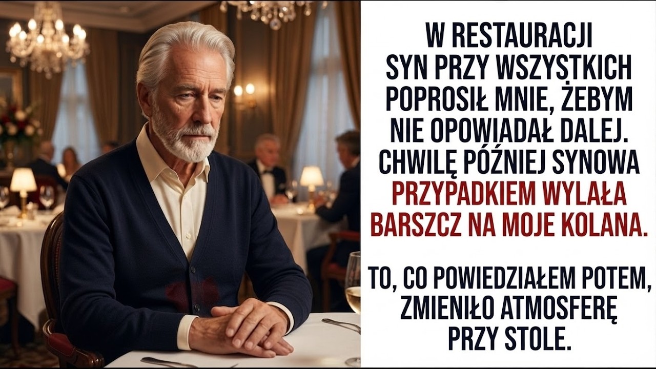 „Zamilcz! Nikogo nie obchodzisz” — KRZYKNĄŁ mój SYN w restauracji. Rano odebrałem im wszystko.