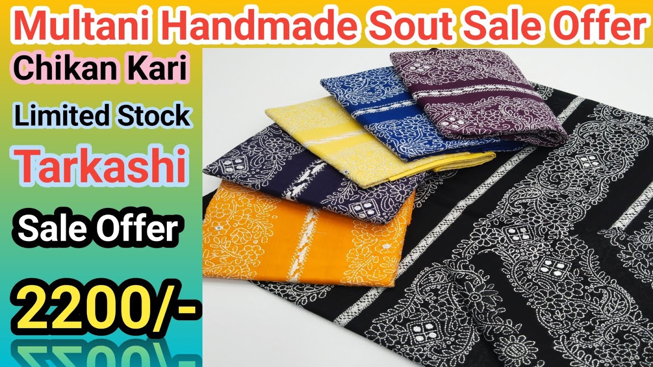 Samer Collection Par Pehli Sale Offer Handmade Embroidery 2Pice Dress