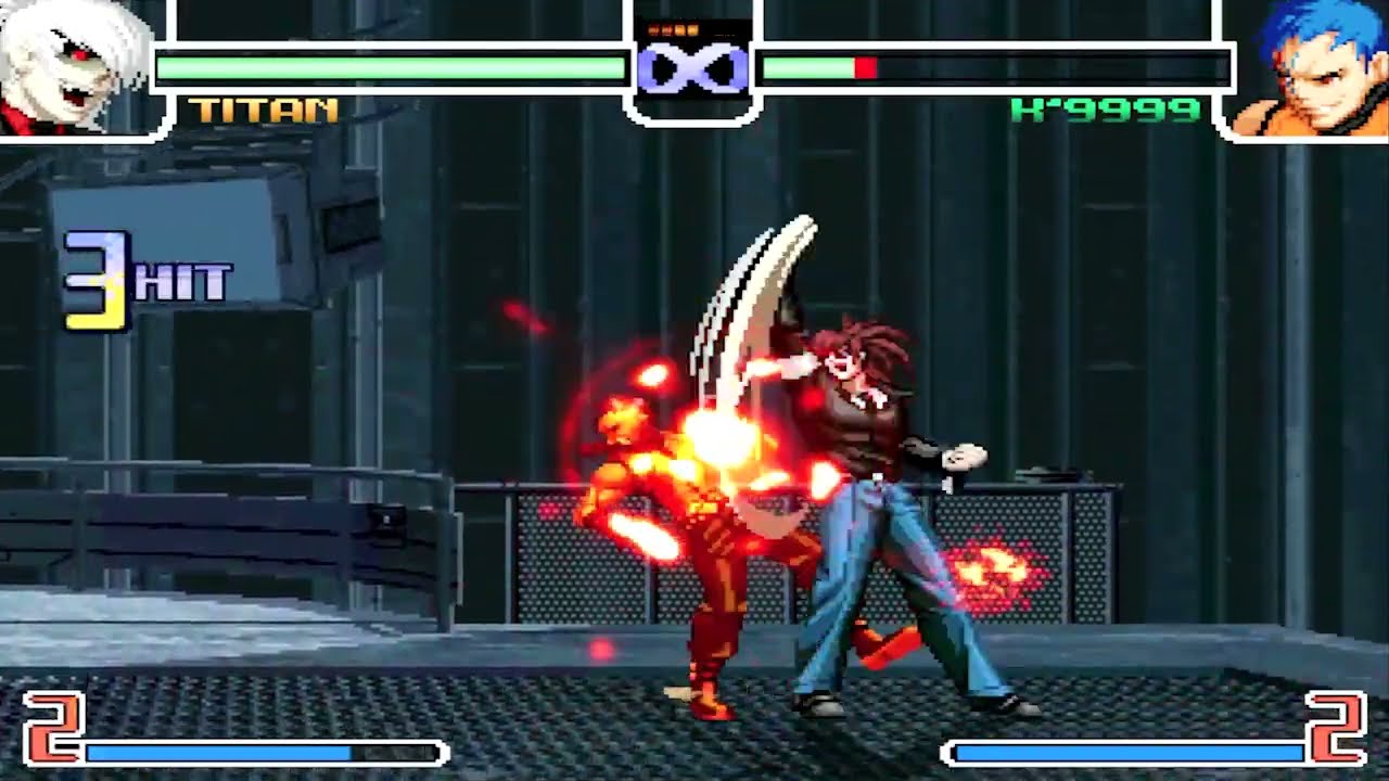 [TAS] Titan vs K'9999 (KOF 2002 M.U.G.E.N)