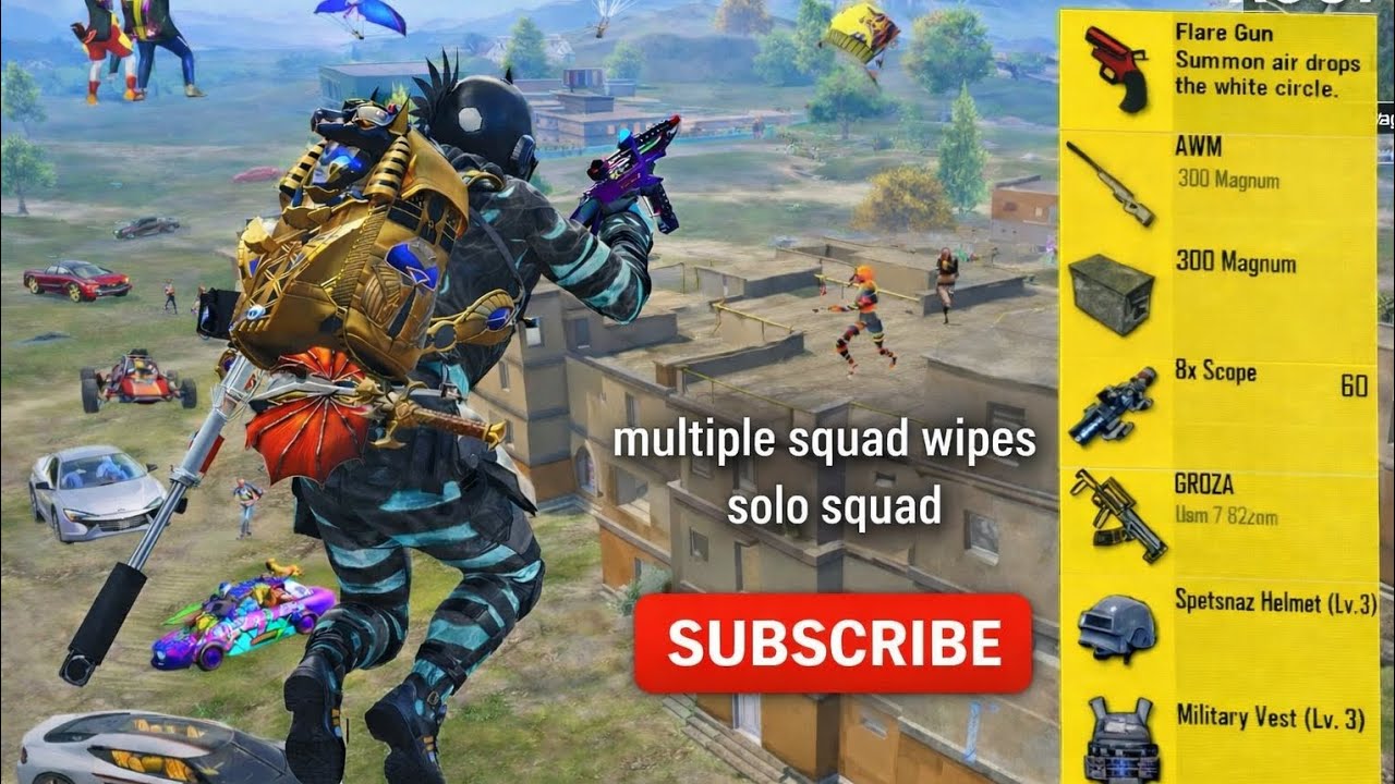 Crazy squad wipe, solo vs. squad in#pubg multiple gameplays 🏆, get ur tea ☕ and enjoy we