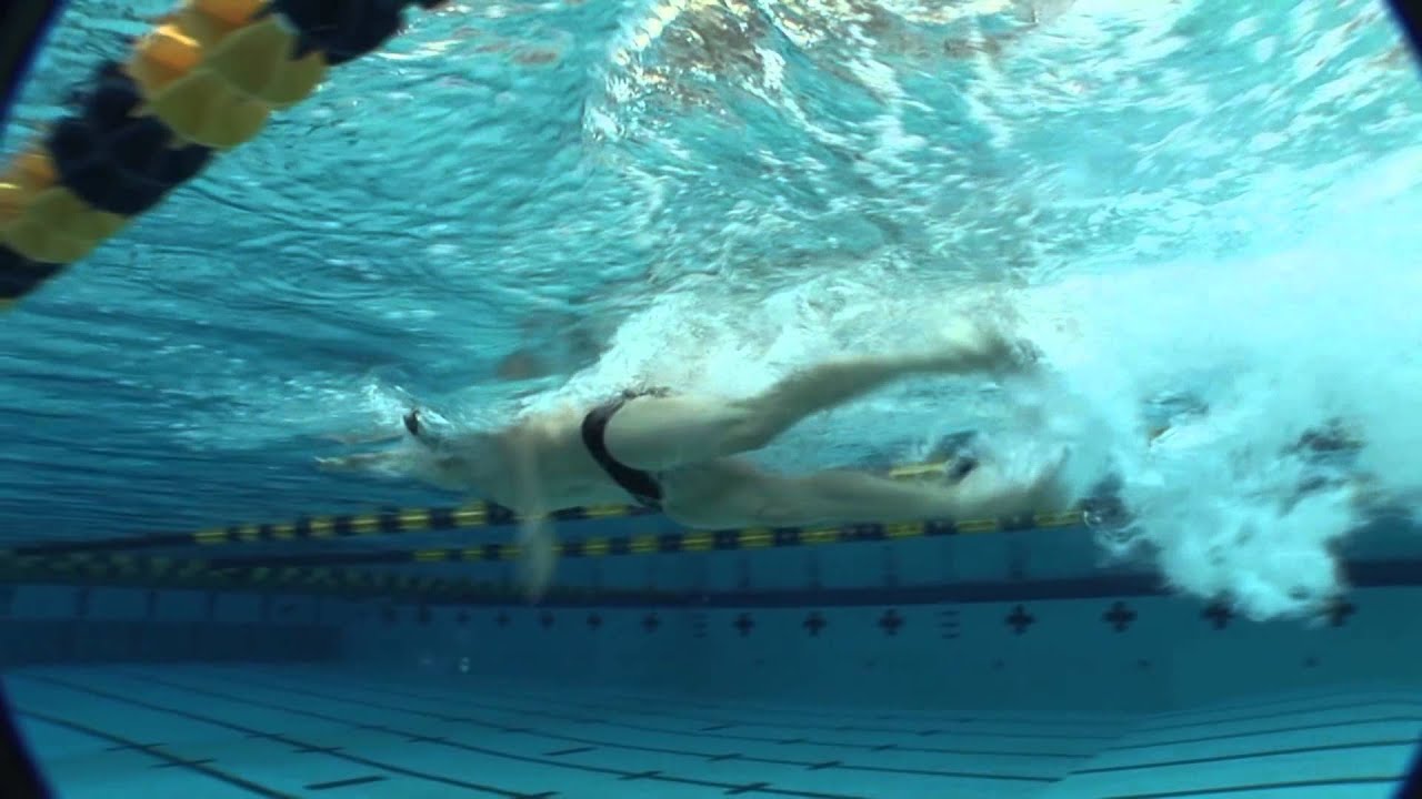 Michael Phelps. T&eacute;cnica del estilo Libre.