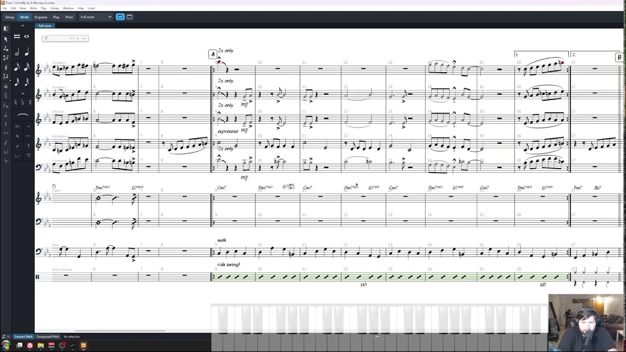 More Dorico Jazz Combo Arranging!