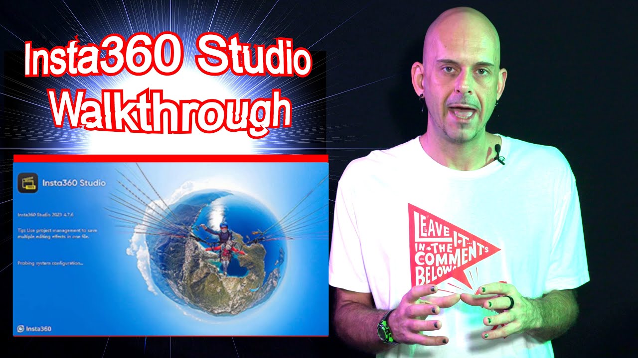 Insta360 Studio Walkthrough - Beginner Tutorial Insta 360 X3 Skate Park Cinematic #squidshot