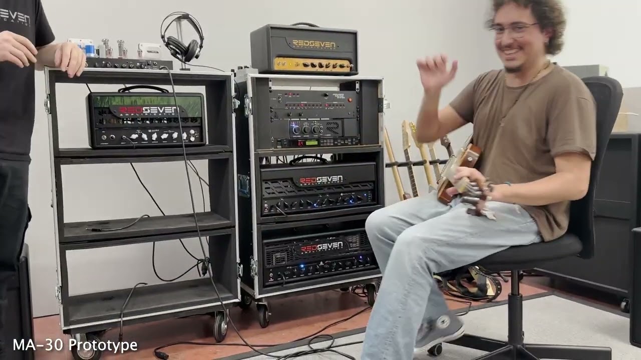 RedSeven Amplification - a day at the lab with Agostin Custom Guitar