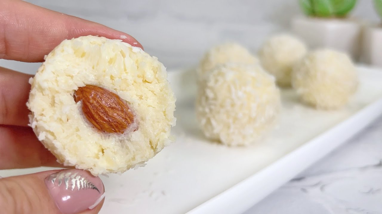 Кокосовые батончики! Полезный перекус! Без сахара! Без выпечки!