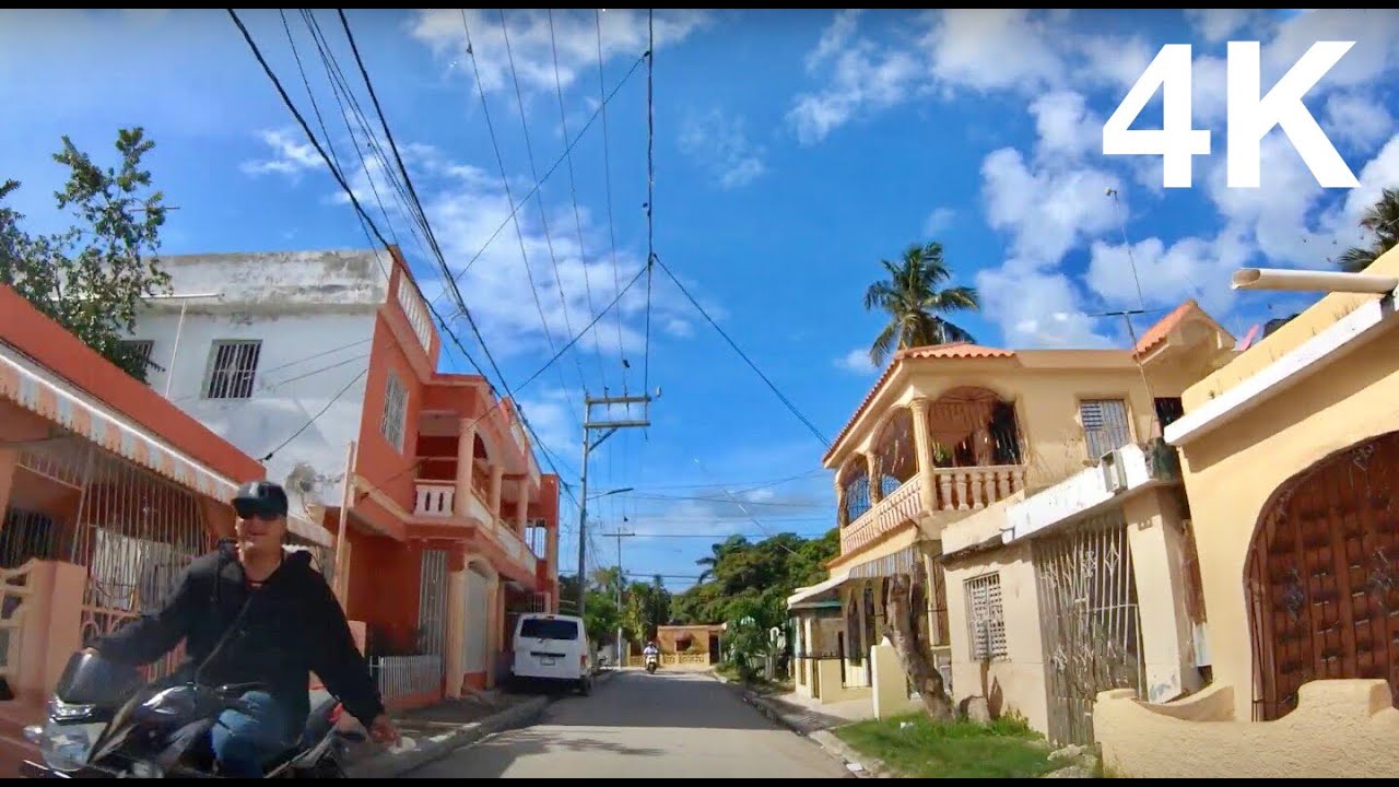 4K Driving in San Pedro De Macoris, Dominican Republic