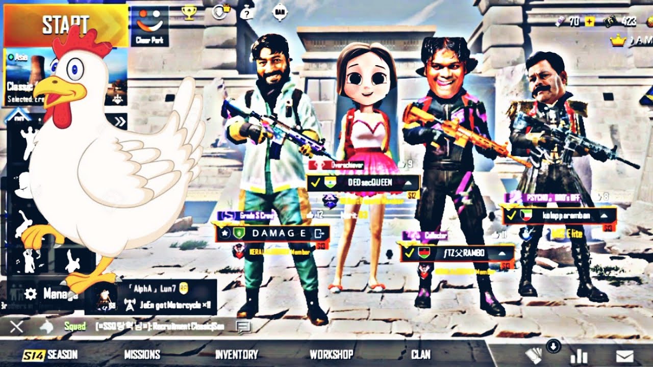 RANDOM  MALLU GIRL JOIN IN BOY SQUAD/FUNNY GAME PLAY/PUBG MOBILE Malayalam/KANNUR BOY GAMING