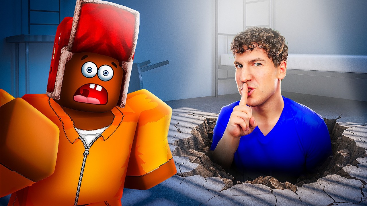 ТАЙНЫЙ ПОБЕГ из ОХРАНЯЕМОЙ ТЮРЬМЫ В РОБЛОКС!😱