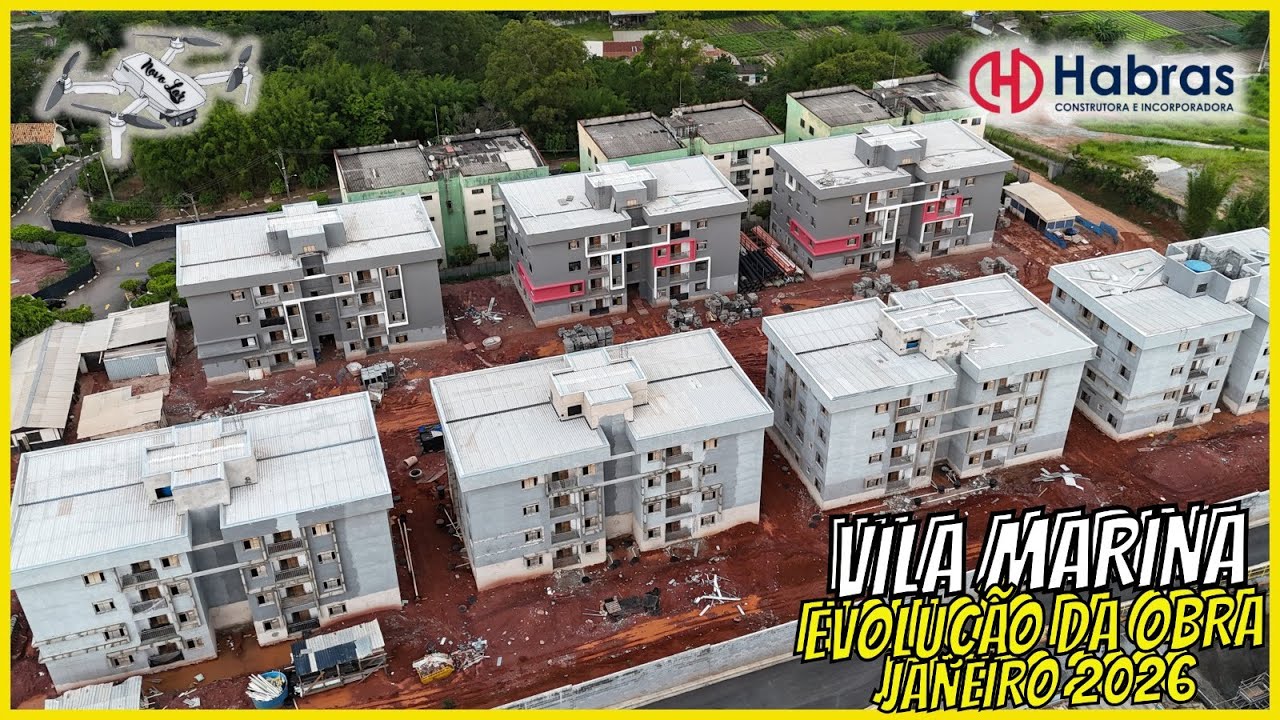 RESIDENCIAL VILA MARINA (#habras) / EVOLUÇÃO DA OBRA / JANEIRO 2026