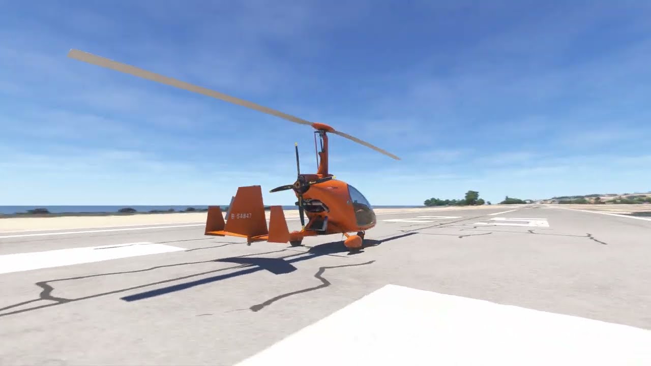 Gyrocopter fun in the Magni Gyro M24. Microsoft Flight Simulator 2024
