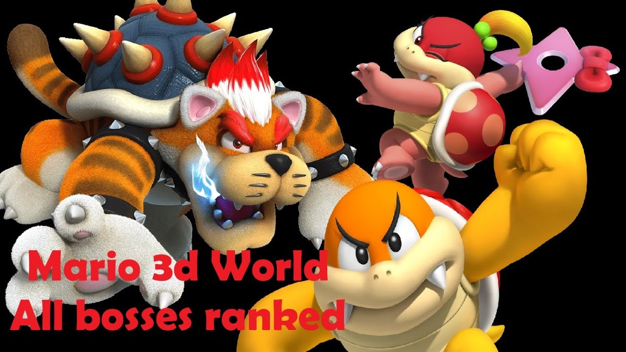 Ranking all Mario 3D World bosses