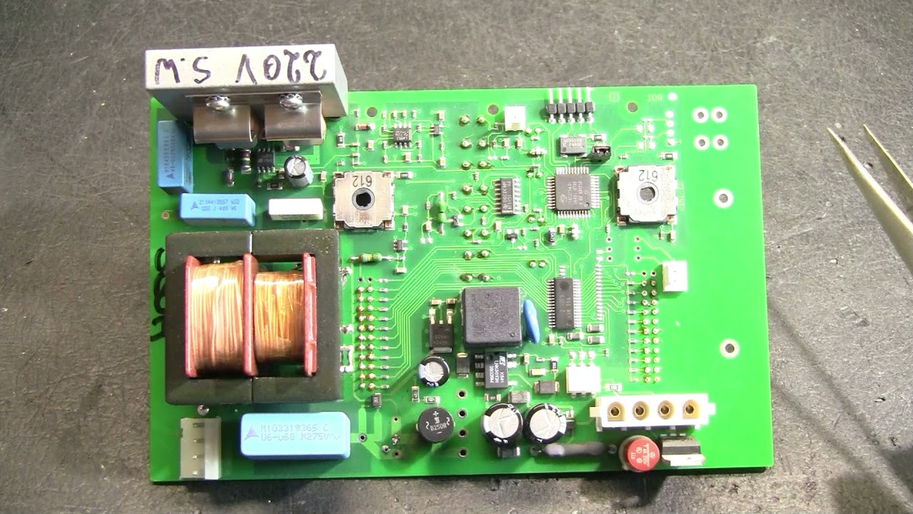 ELMA Ultraschallreiniger -- Reparatur einer ELMA-S30H Steuerplatine