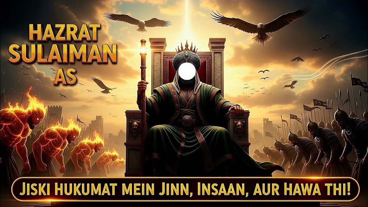 “Duniya Ki Sab Se Bari Saltanat… Jinn Aur Insaan Dono Farmabardaar!” | Hazrat Sulaiman AS