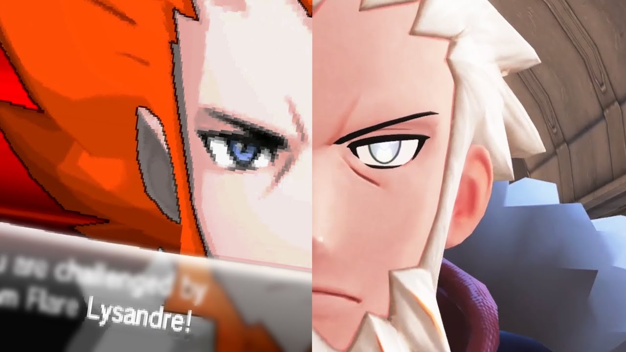 Pok&eacute;mon XY & Legends Z-A - Lysandre Battle Animations Comparison
