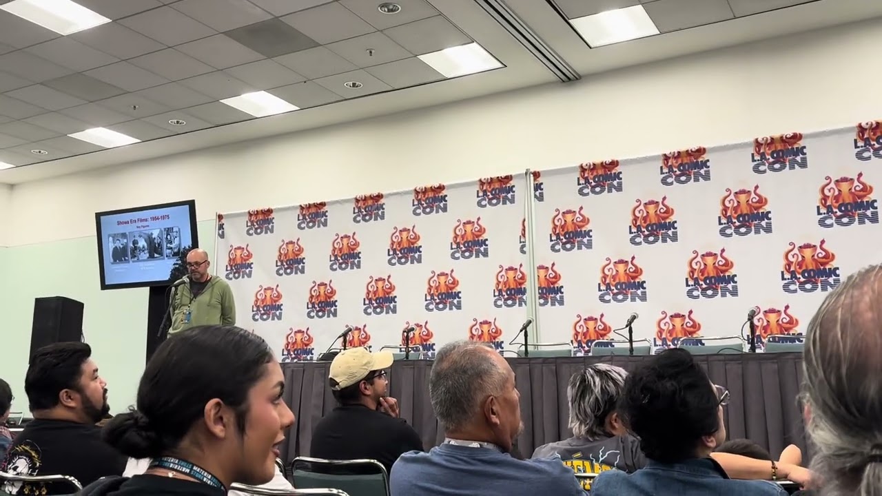 Steve Ryfle Godzilla panel at LA Comic Con.