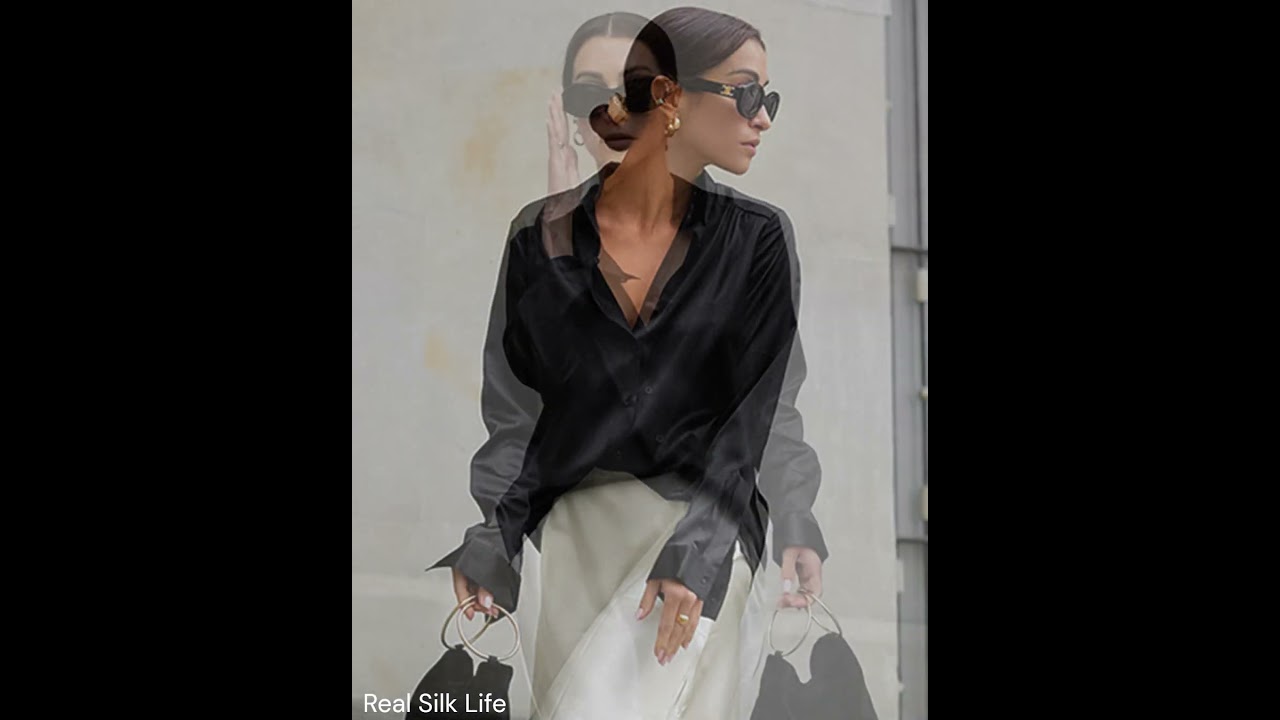 styling to standout✨✨ #fashion #ootd #silkwear #silkshirt #silkclothing #silktop #silkfashion