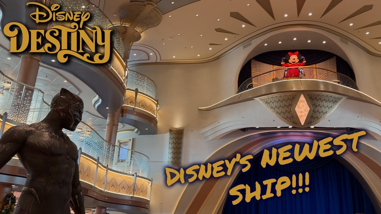Boarding The DISNEY DESTINY For The Inaugural Sailings!!!