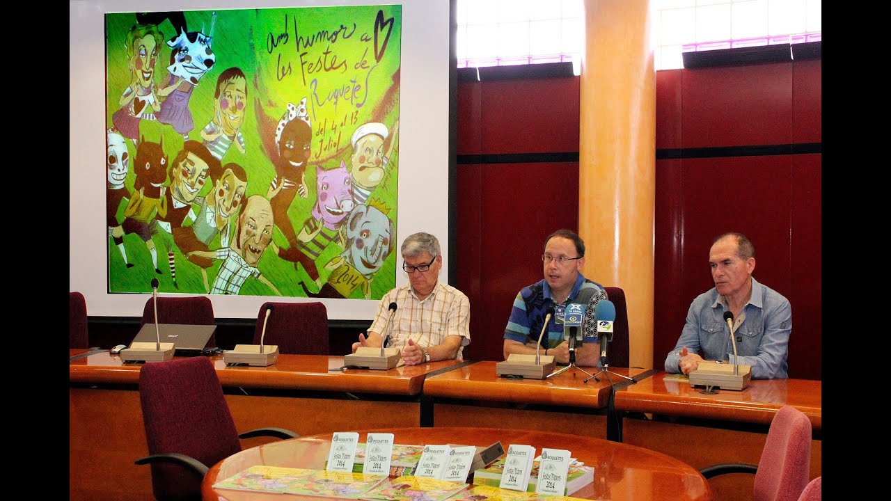 Presentació del Programa de Festes Majors de Roquetes 2014 - 25-06-14.
