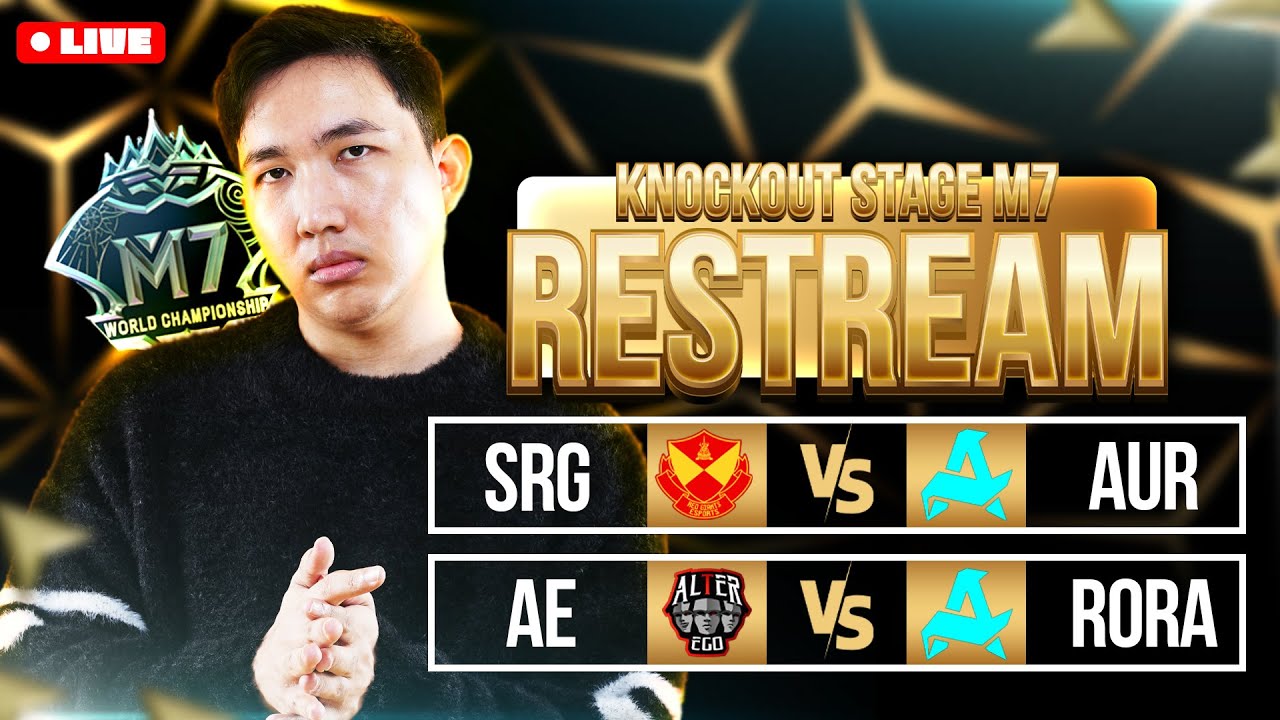 RESTREAM M7 KNOCKOUT SRG VS AURORA  !!!! | lemontopup.id