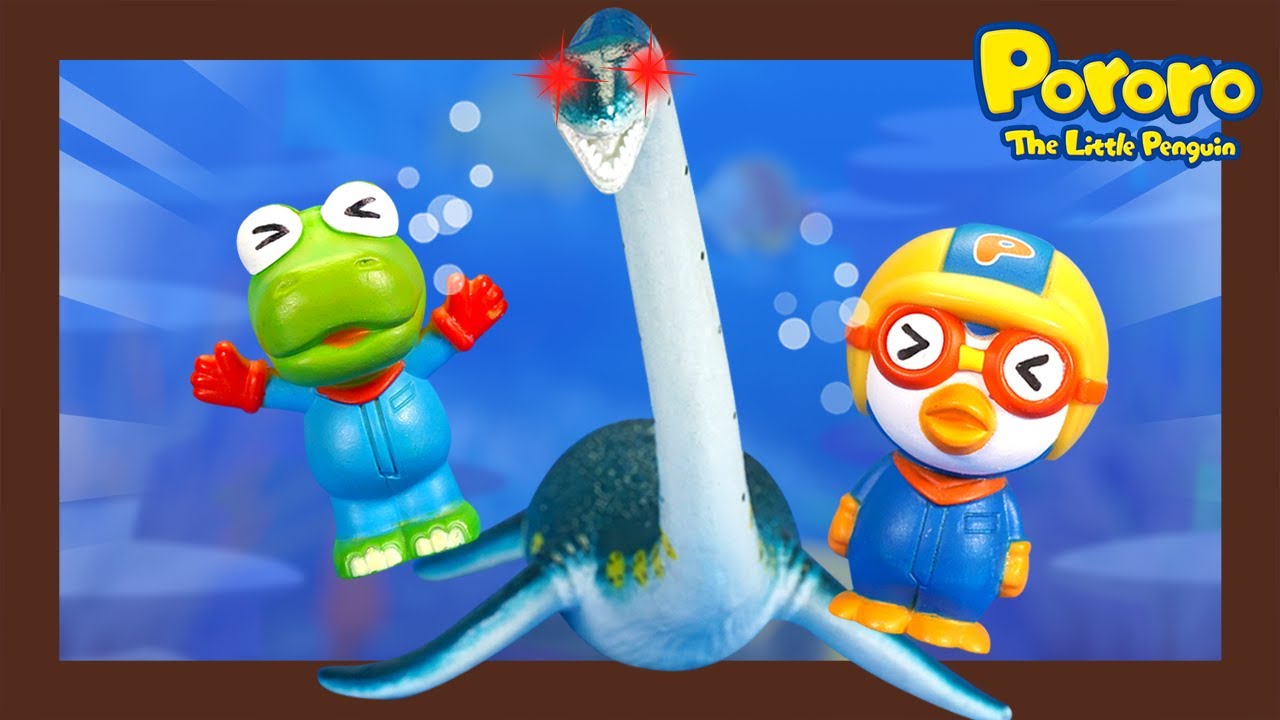 Elasmosaurus | Lagu Dinosaurus | Lagu Mainan | Lagu Dino | Lagu anak | Nyanyi sama Pororo