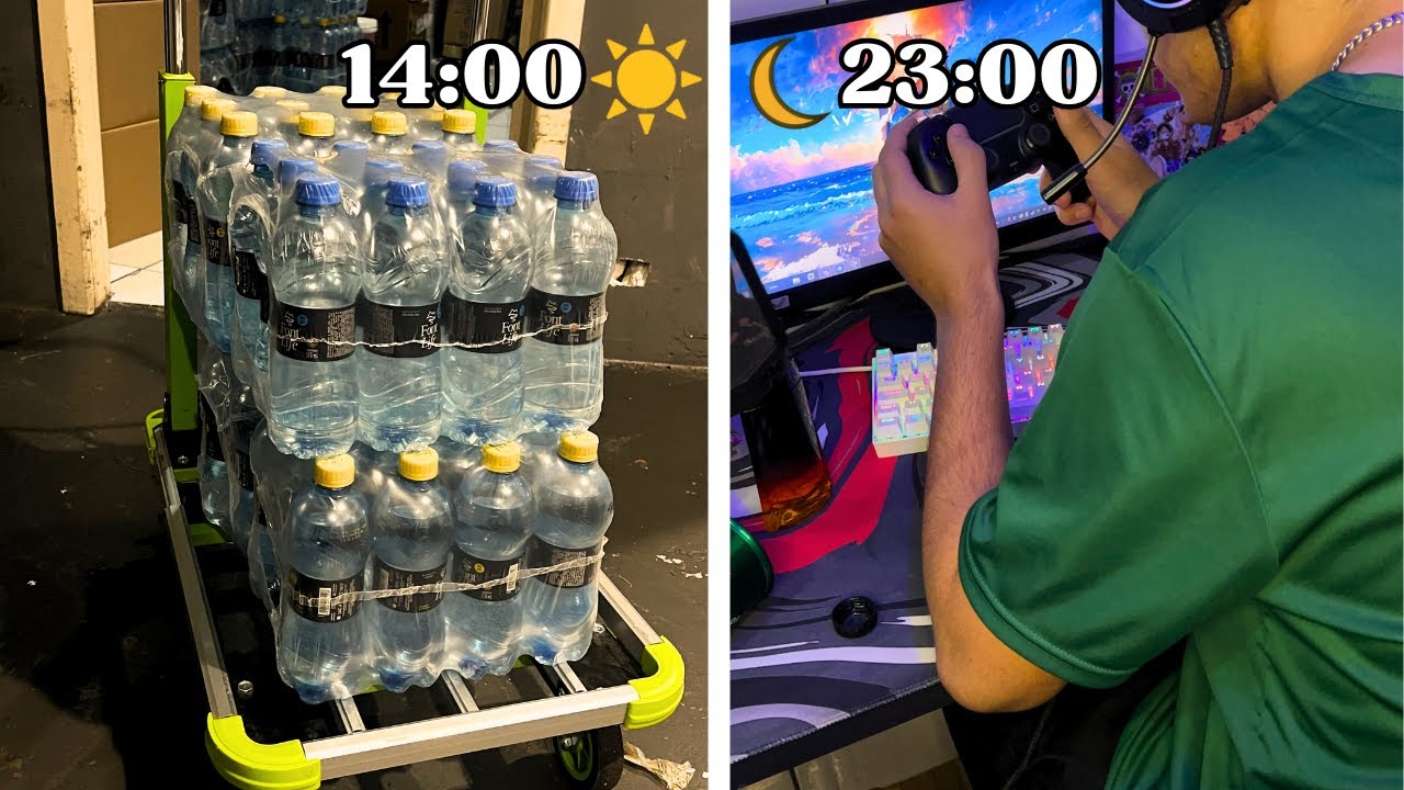 Rotina de um GAMER CLT que MORA SOZINHO🎮ESCALA 6X1🌙(02)