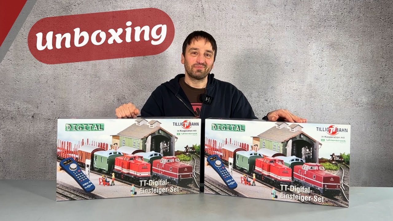 Unboxing und Fahrspaß - 2 Digitale Einsteigersets Tillig TT