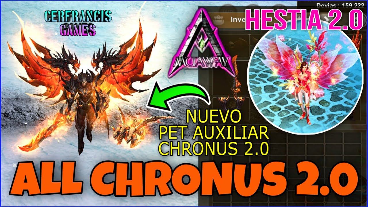 MuAwaY | Todo sobre el All Chronus 2.0, All Hestia 2.0 y el nuevo Pet Auxiliar Chronus