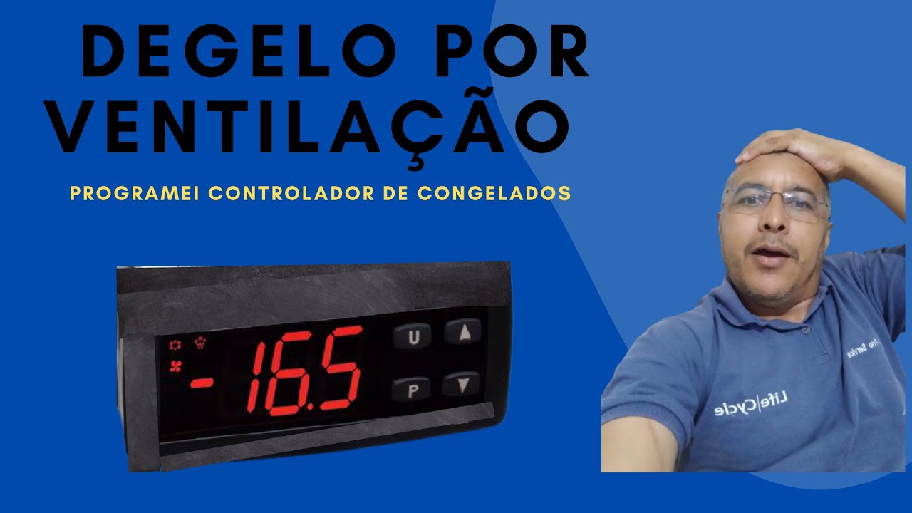 Instalei Controlador de Congelados em expositor de Resfriado para fazer degelo por ventila&ccedil;&atilde;o