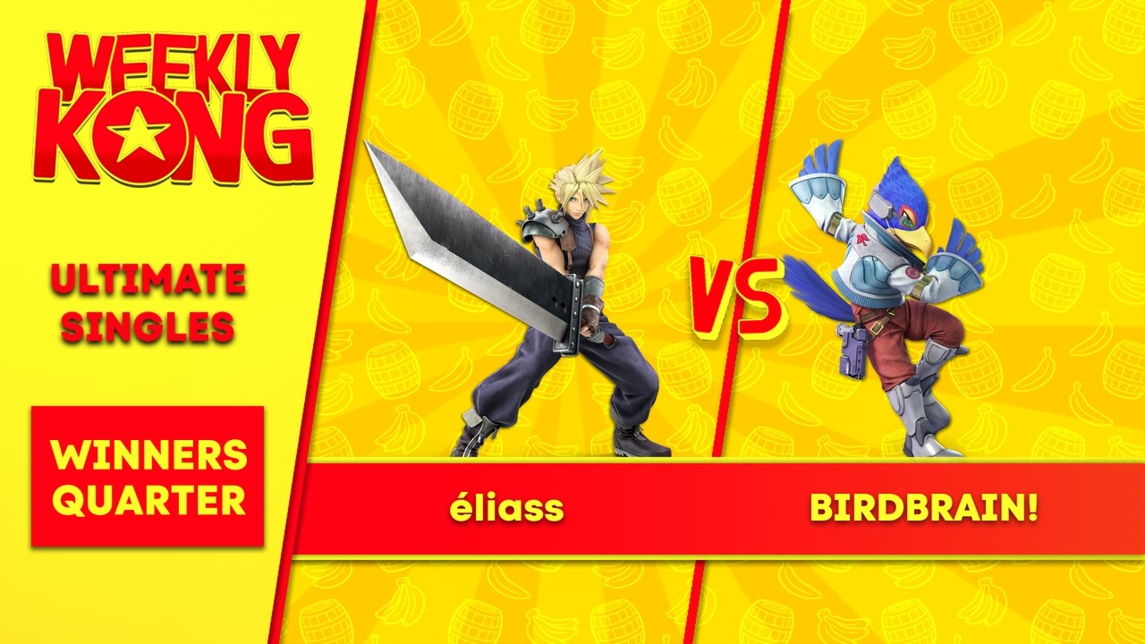 KONG#9 - Winners Quarter-Final - éliass (Cloud, Dr. Mario, Mario) VS BIRDBRAIN! (Falco)