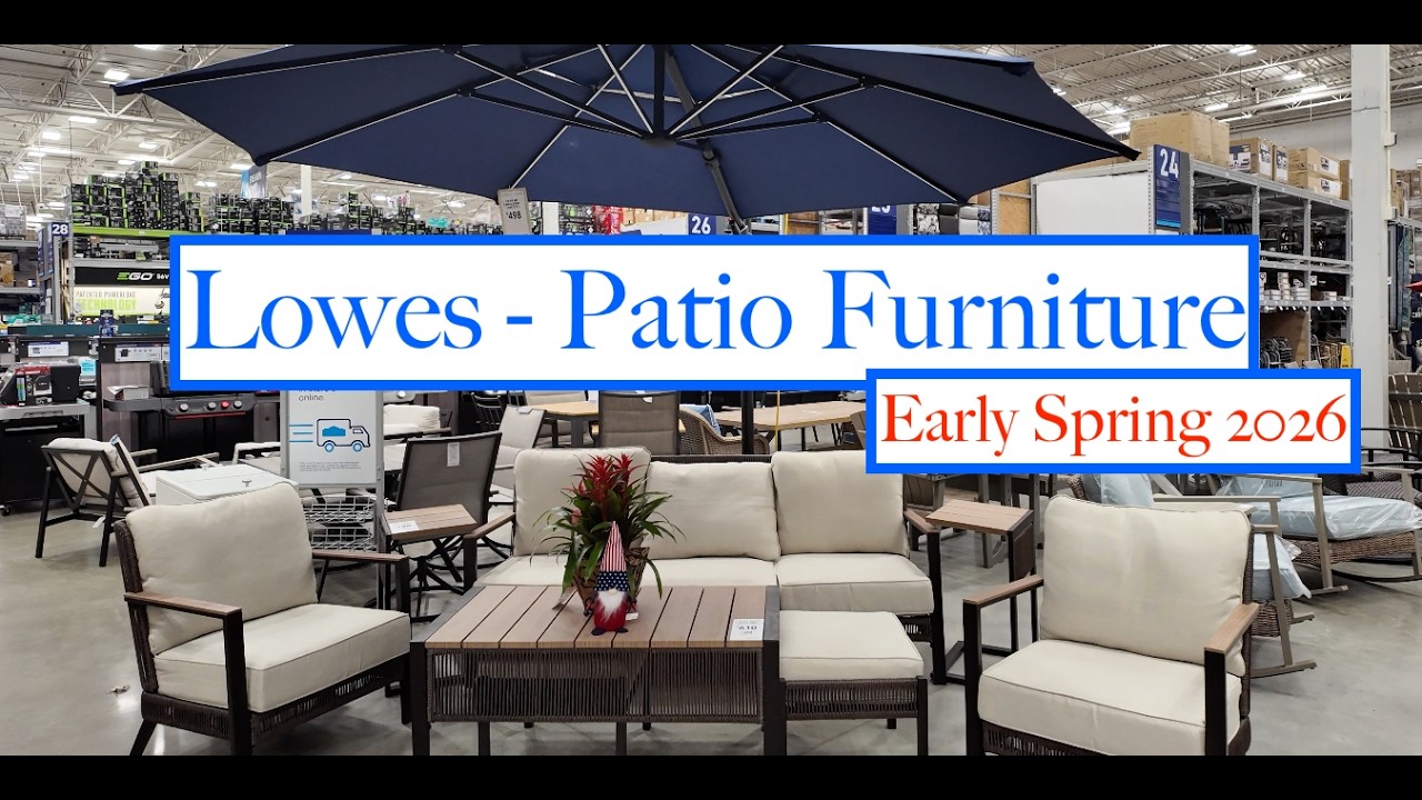 Lowes Patio Furniture !! NEW