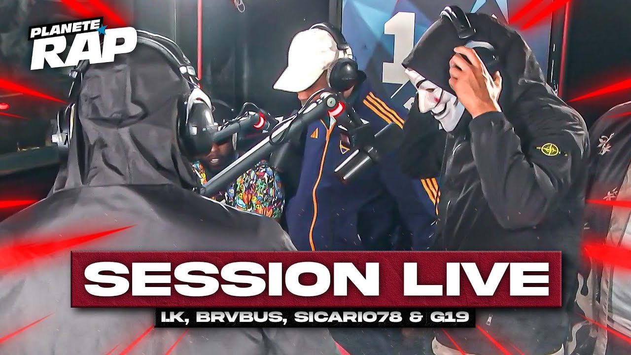 SESSION FREESTYLE avec I.K, Brvbus, Sicario78 & G19 ! #PlanèteRap