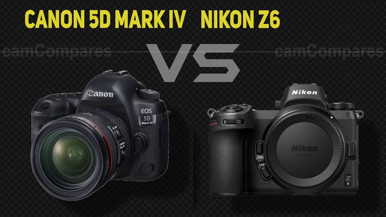 Canon 5D Mark IV vs Nikon Z6  [Camera Battle]