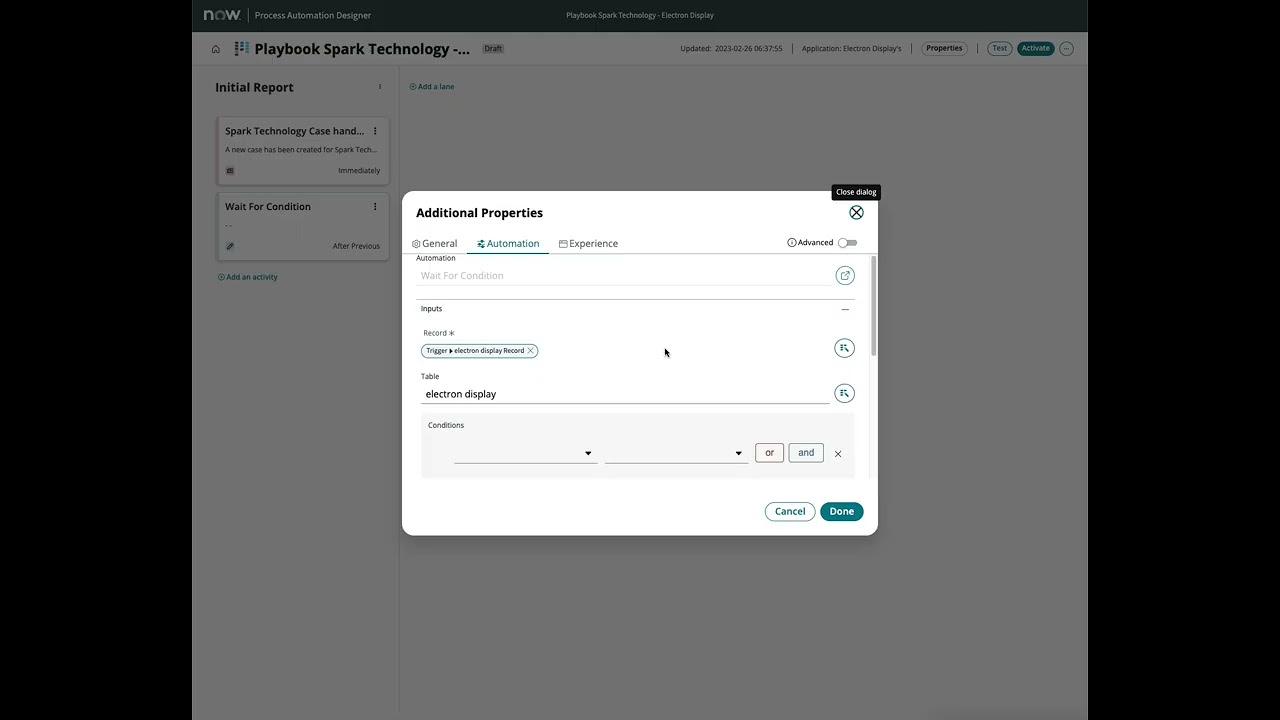 Playbooks in CSM ServiceNow