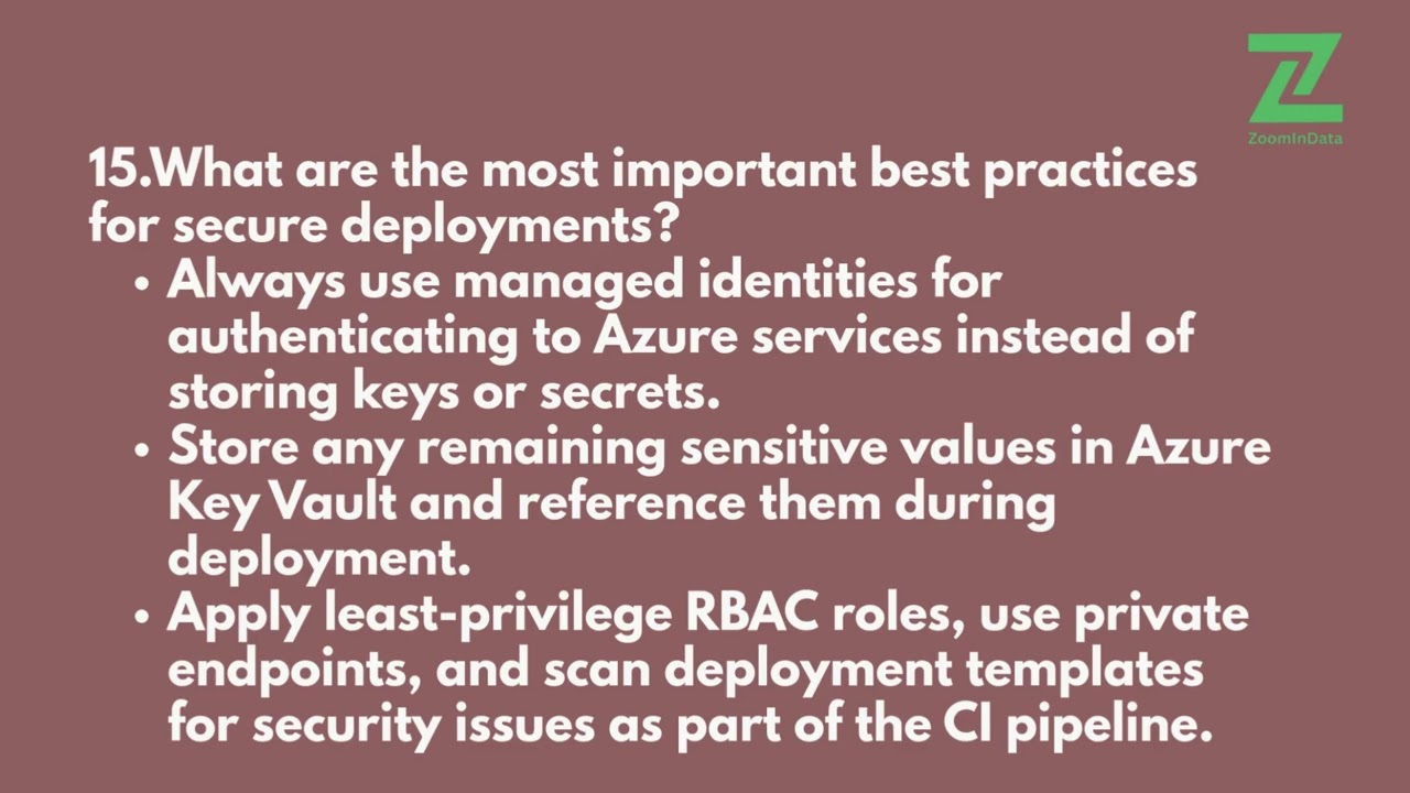 Deployment, CICD, and Management Best Practices