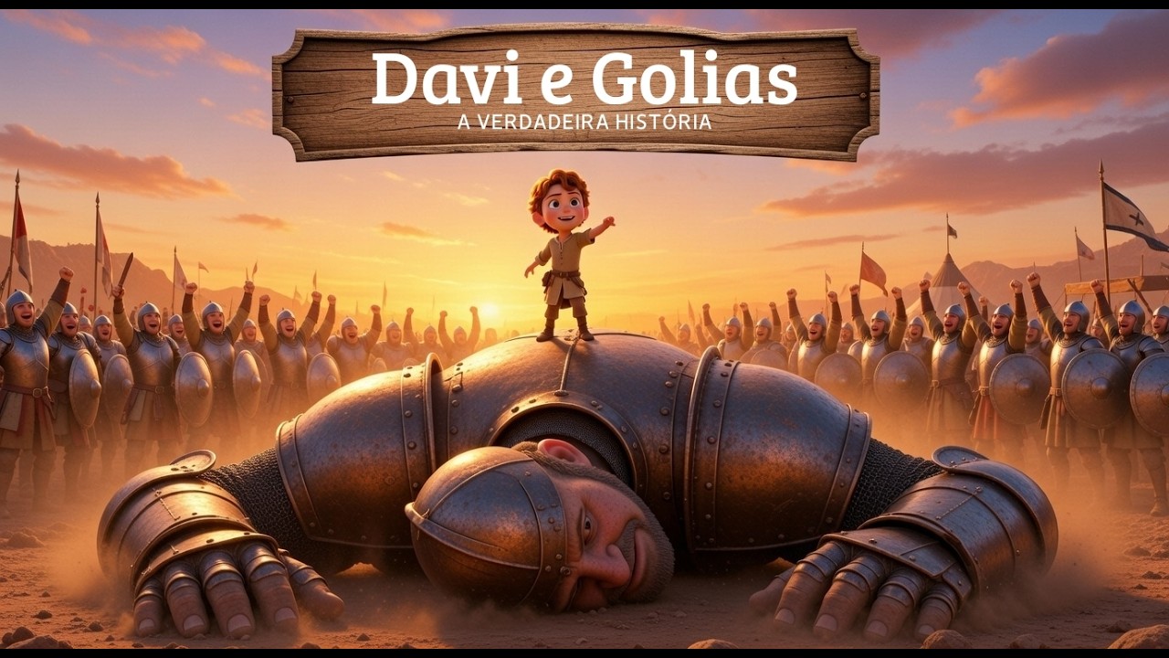 DAVI E GOLIAS: A Verdadeira História. O Menino que Venceu o Gigante como você nunca viu!