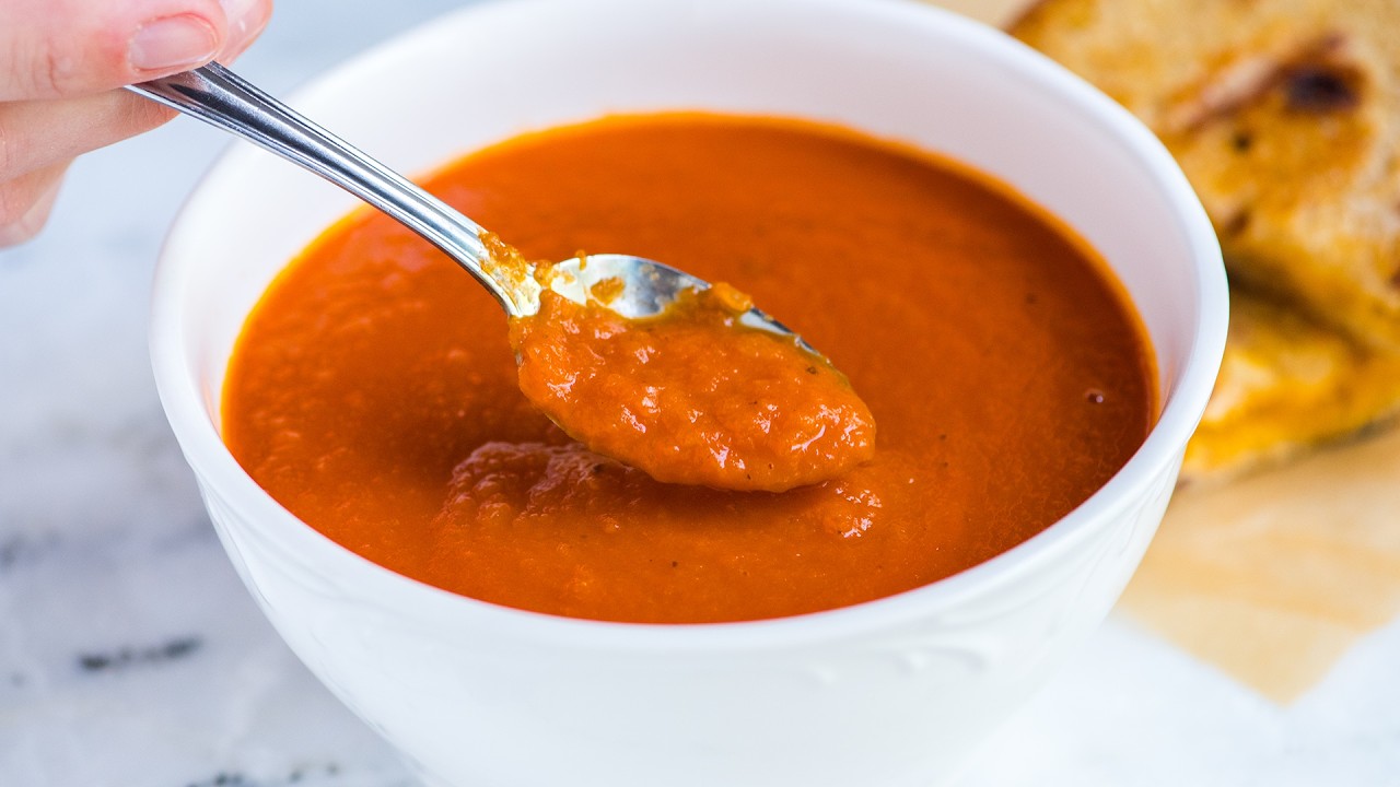 Easy Three Ingredient Tomato Soup Recipe