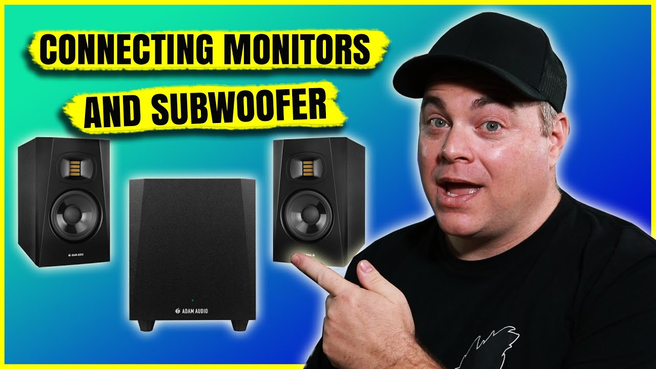 Adam Audio T5V и T10S — как подключить сабвуфер