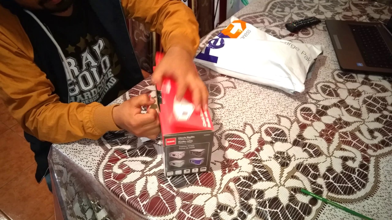 Umboxing de Radio Reloj RCA