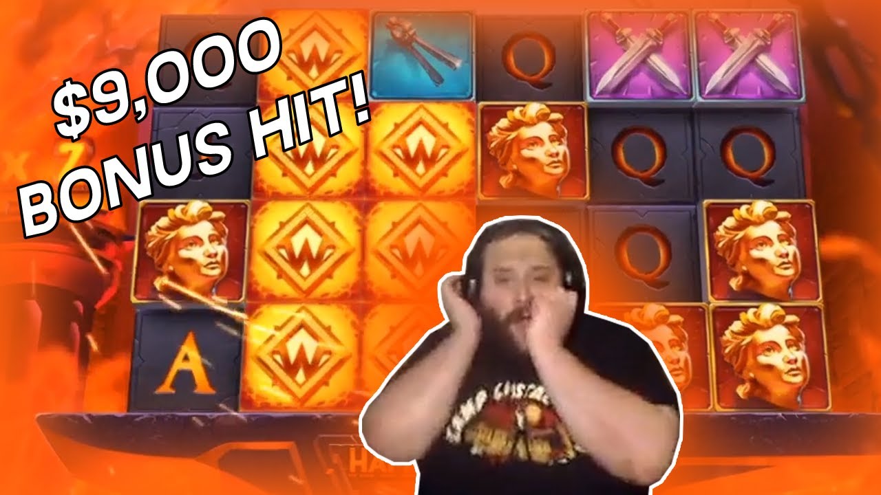 HUGE $9,000 BONUS BUY WIN! HAMMER OF VULCAN!