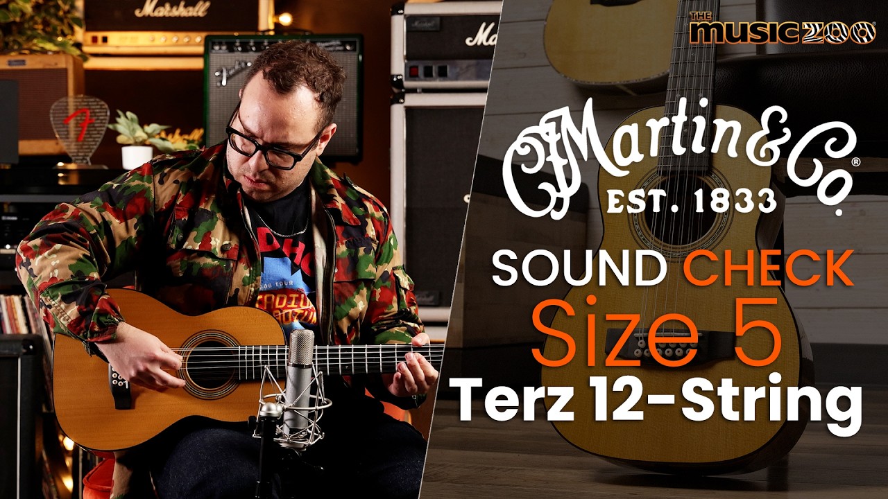 Демонстрационное видео звучания: акустическая гитара Martin Custom Shop Size 5 Terz с 12 струнами.
