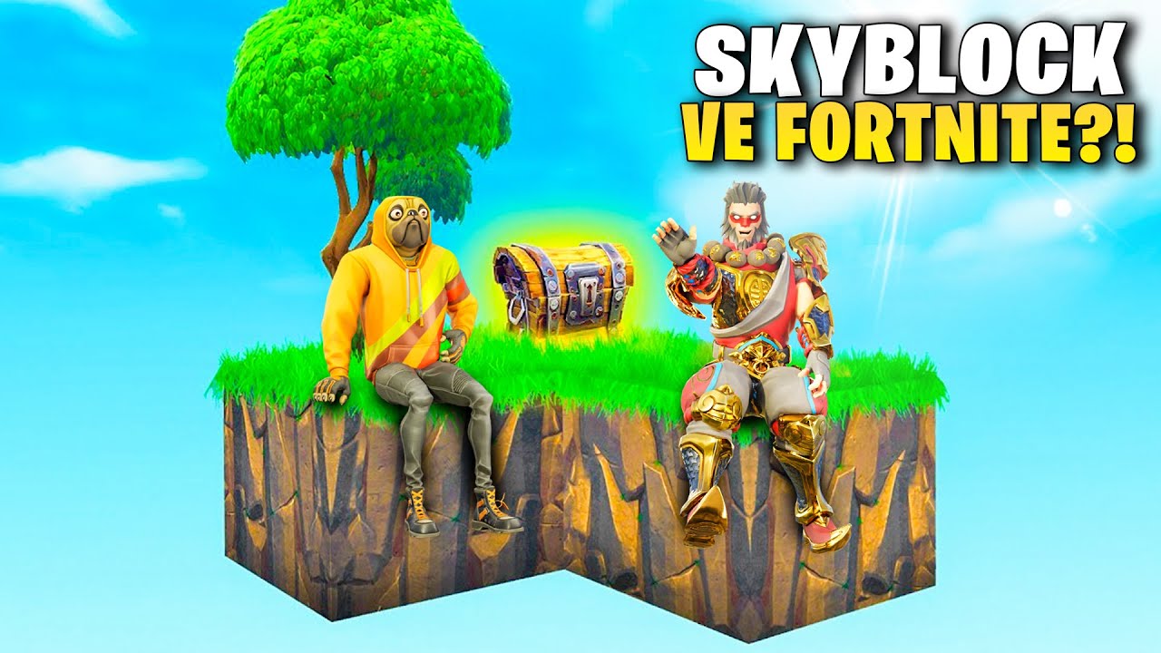 SKYBLOCK VE FORTNITE S GEJMREM!!