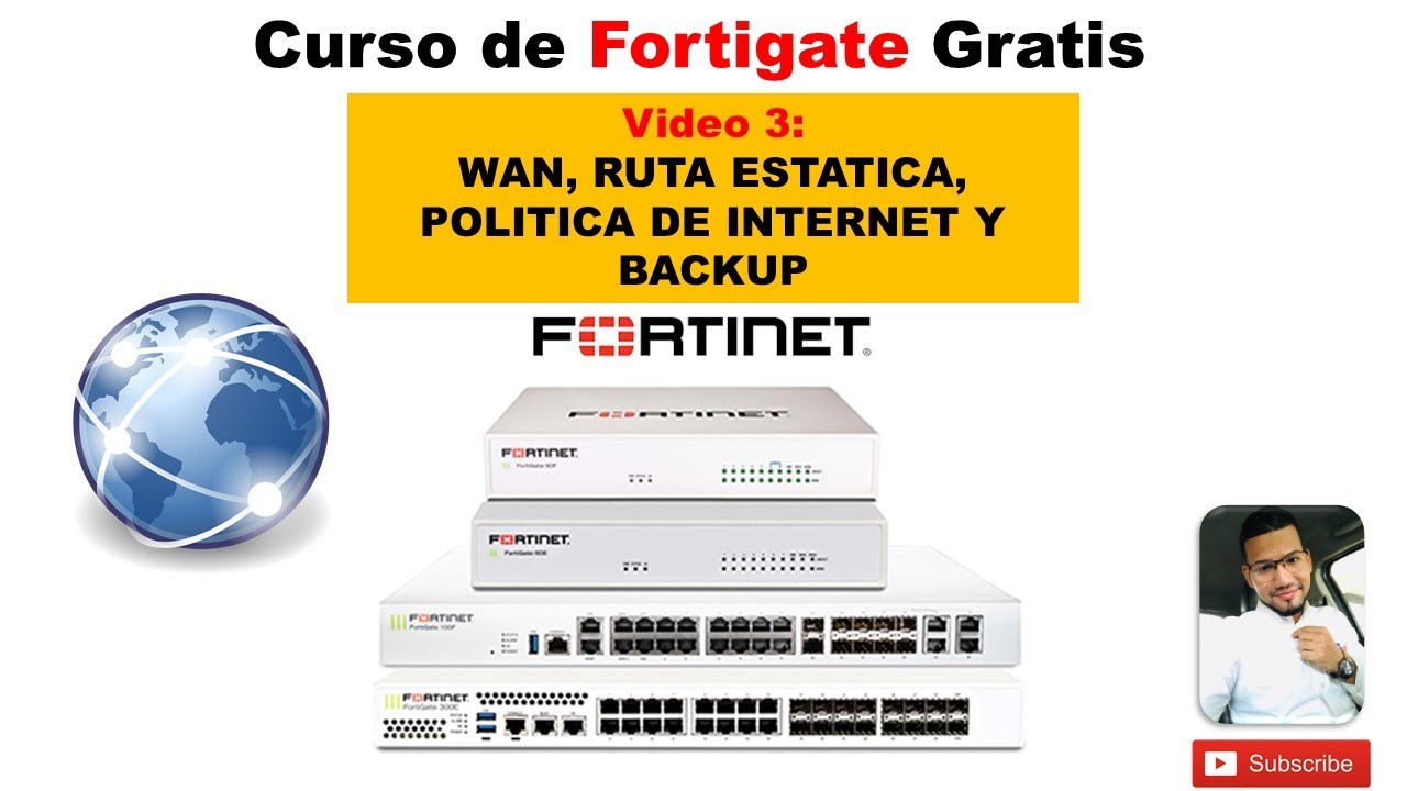 Curso de Fortigate Gratis (Convirtiéndote en un Profesional: WAN, RUTAS, POLITICAS Y BACKUP) Video 3