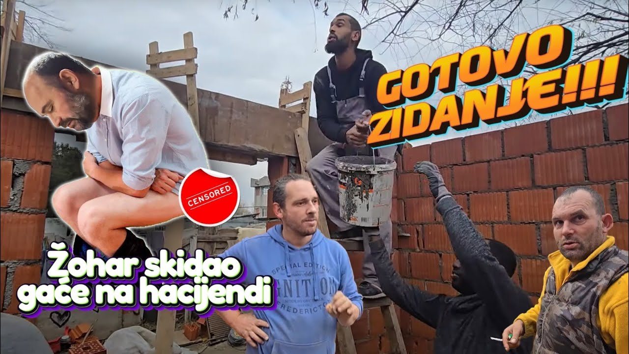 ŽOHAR DIVLJAO CELU NOĆ SEVALI SU TARZANČIĆI !! ZAVRSENO ZIDANJE -Ep-21