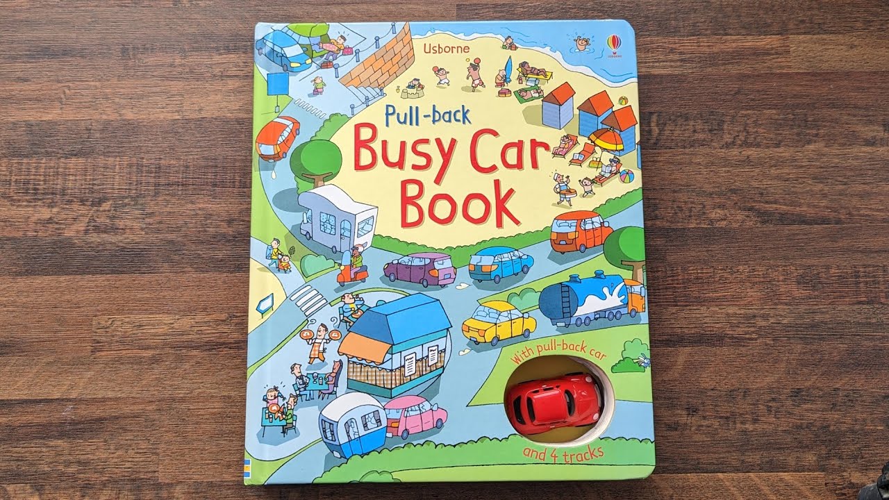 Pull-Back Busy Car Book
