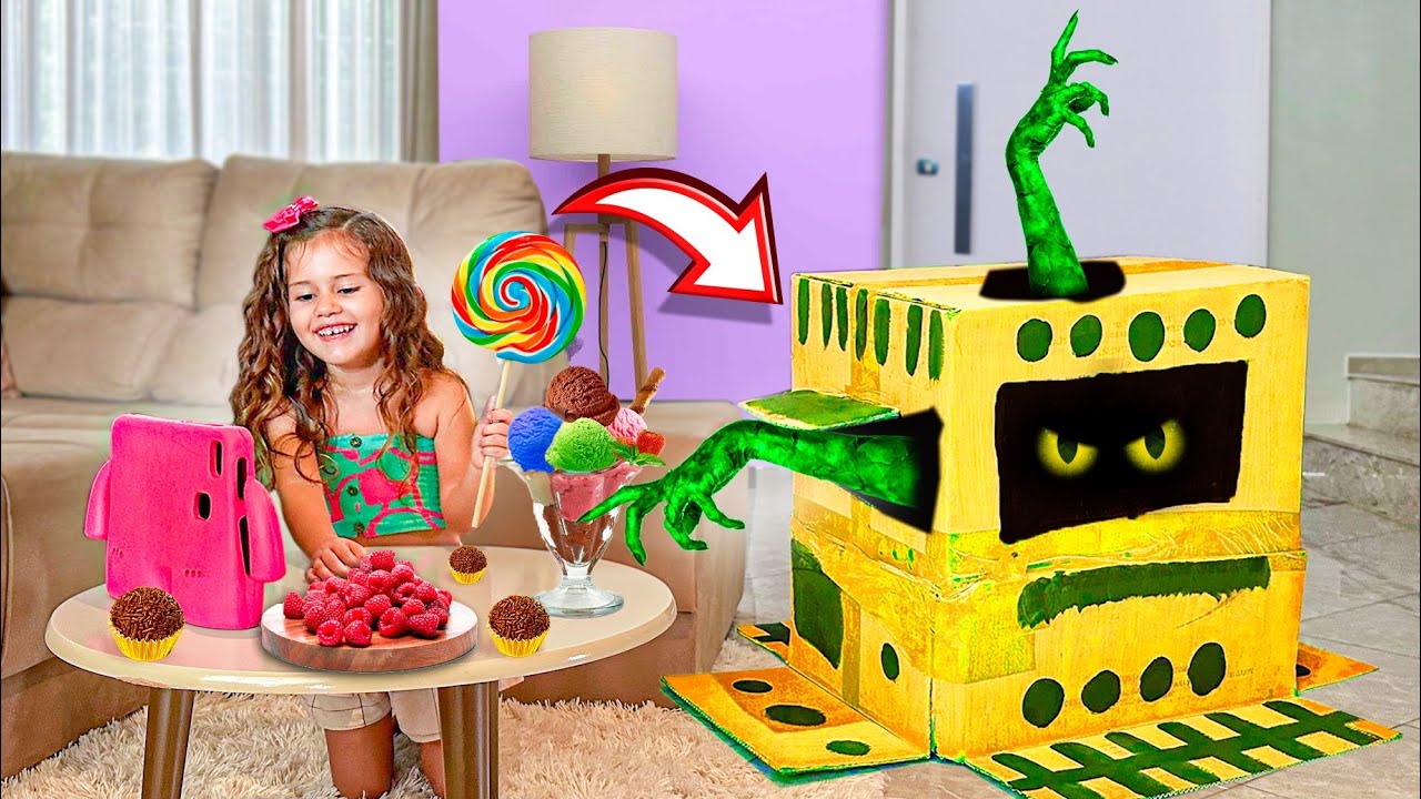 LAYRA E A HISTÓRIA DE UM MONSTRO NA CAIXA QUE ROUBA DOCES!