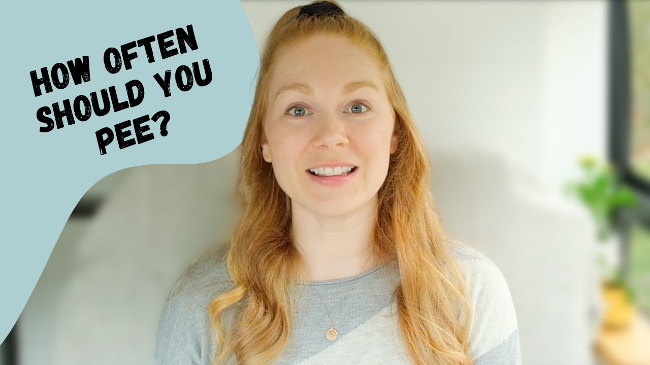 How often should you pee? (bladder frequency)