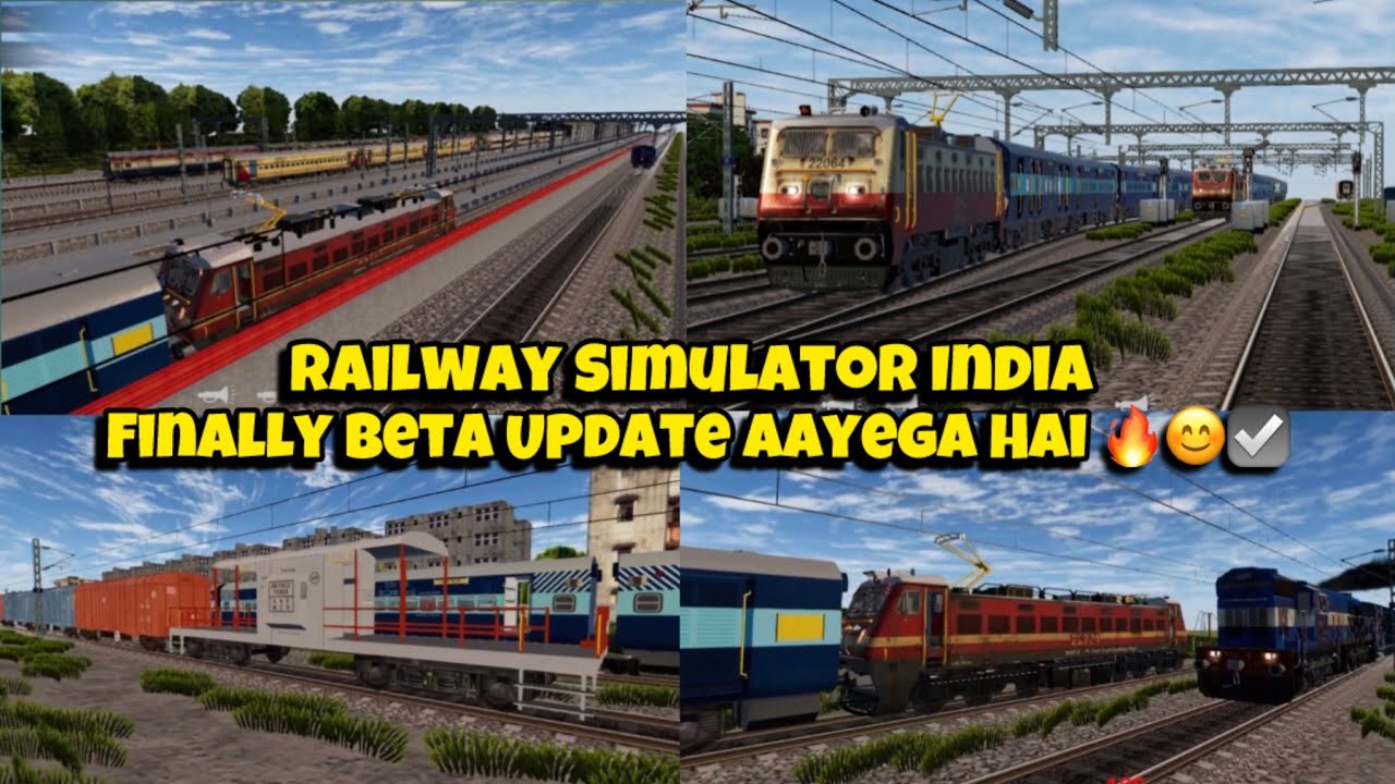 Railway Simulator India | Finally Beta Update Aayega Hai 🔥😊☑️