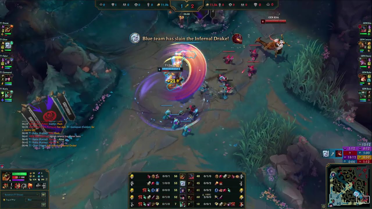 MSI 2025 Grand Final: T1 vs GEN Game 5 (T1 Doran Renekton Top POV)