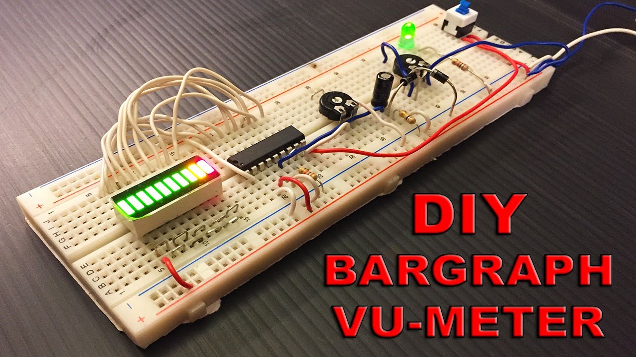 LM3916 Bargraph LED Vu-Meter